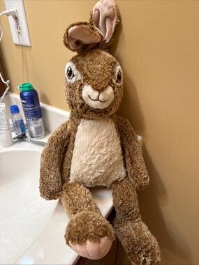 Peter Rabbit Plush Bunny with Soft Beige Paw Patch